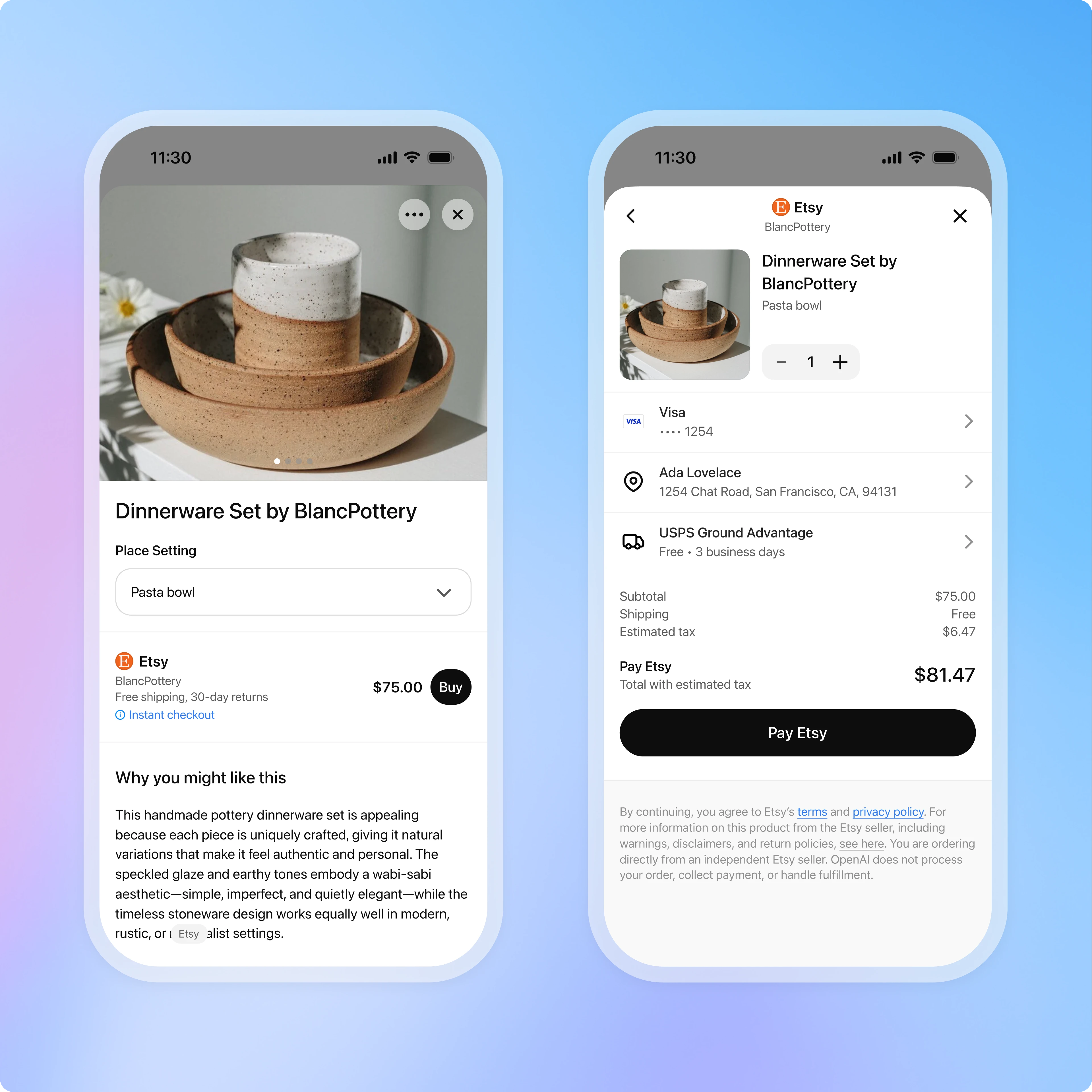 ChatGPT Product Recommendations + Buy Button Demo